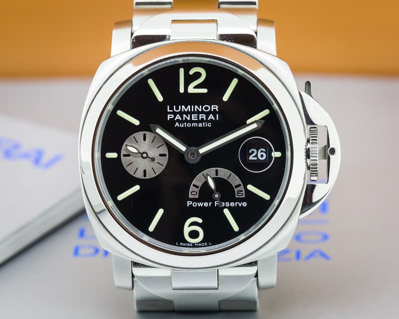 Panerai Luminor Marina Power Reserve SS Black 40MM
 