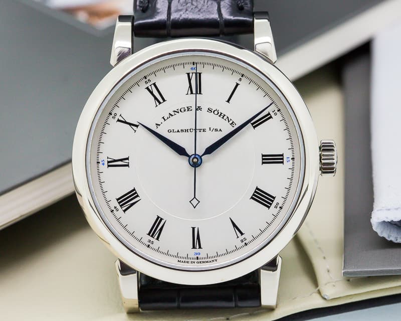 A. Lange and Sohne Richard Lange 18K White Gold Boutique Special Edition