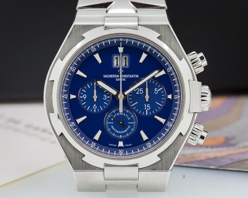 Vacheron Constantin Overseas Chronograph Blue Dial SS / SS  