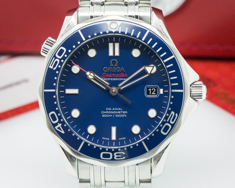 Omega Seamaster Professional Blue Dial Co-Axial SS / SS 