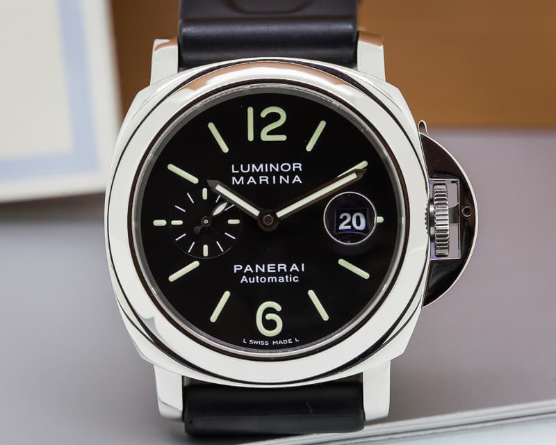 Panerai Luminor Automatic SS Black Dial 
