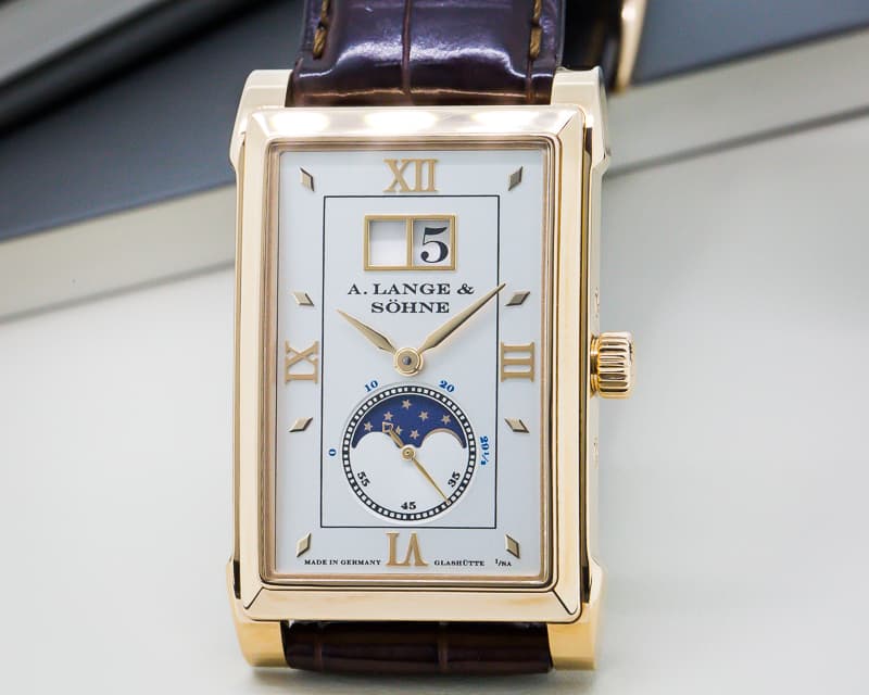 A. Lange and Sohne Cabaret Moonphase 18K Rose Gold