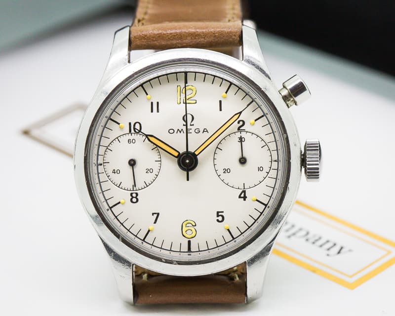 Omega Vintage RCAF Monopusher Chronograph HA-60