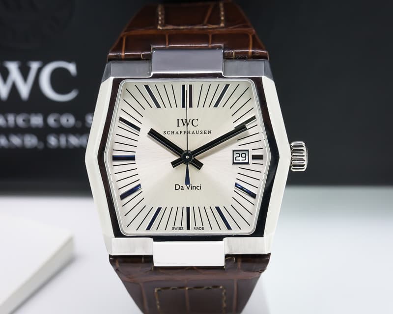 IWC Da Vinci Automatic Vintage Collection Platinum Silver Dial 40MM