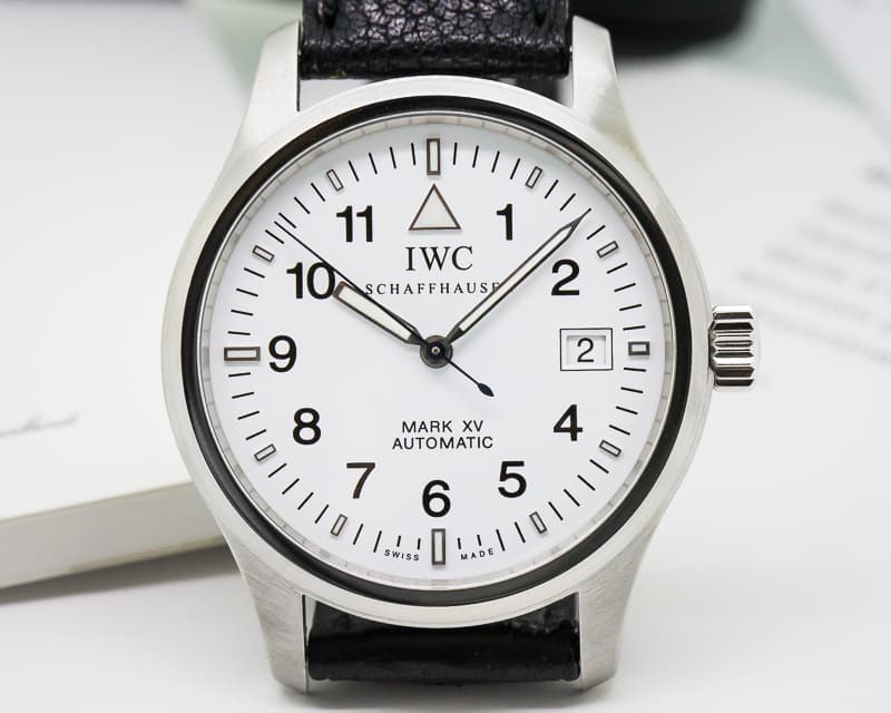 IWC Mark XV White Dial SS RARE 