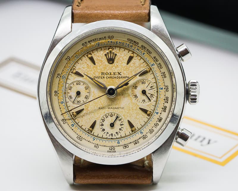 Rolex Oyster Chronograph Pre-Daytona SS / Leather