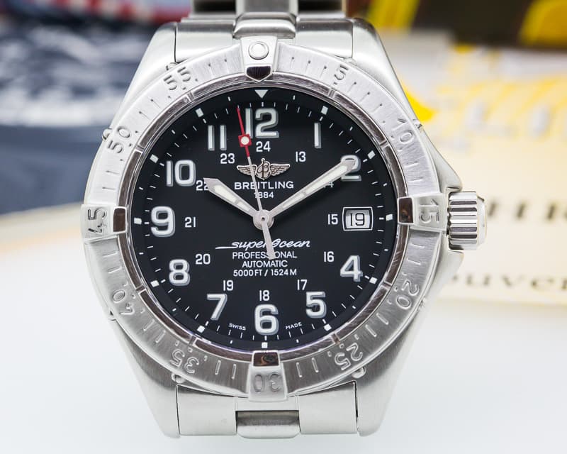 Breitling SuperOcean SS Black Dial