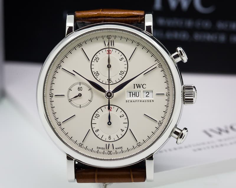 IWC Portofino Chronograph SS Silver Dial 