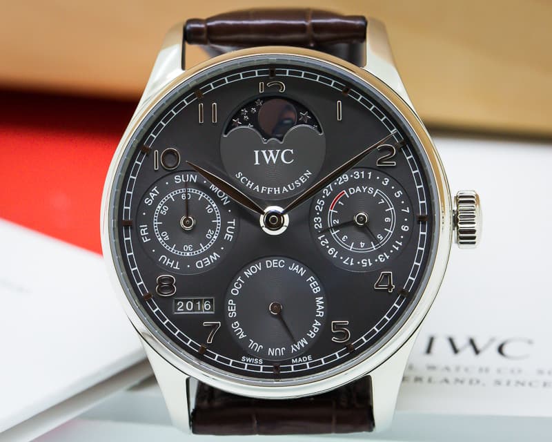 IWC Portuguese Perpetual Calendar II 18K White Gold