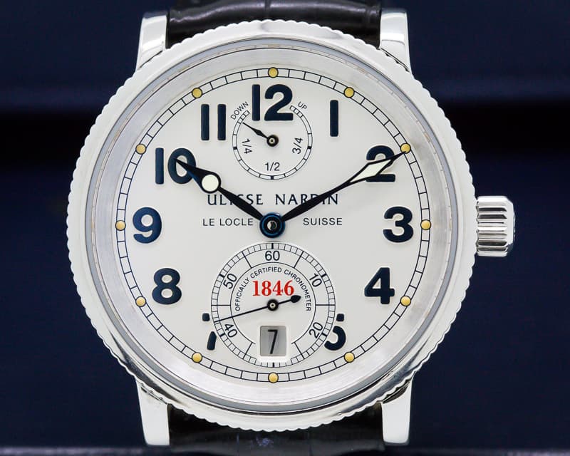 Ulysse Nardin Marine Chronometer 1846 SS White Dial 36MM