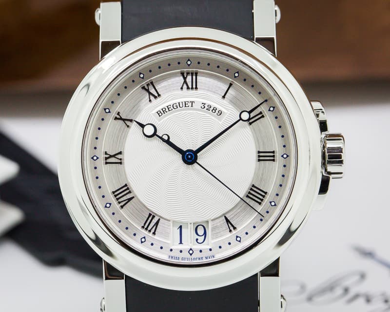 Breguet Marine Big Date SS / Rubber
