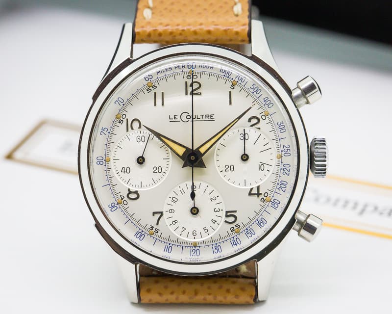 Jaeger LeCoultre Vintage Manual Chronograph SS 