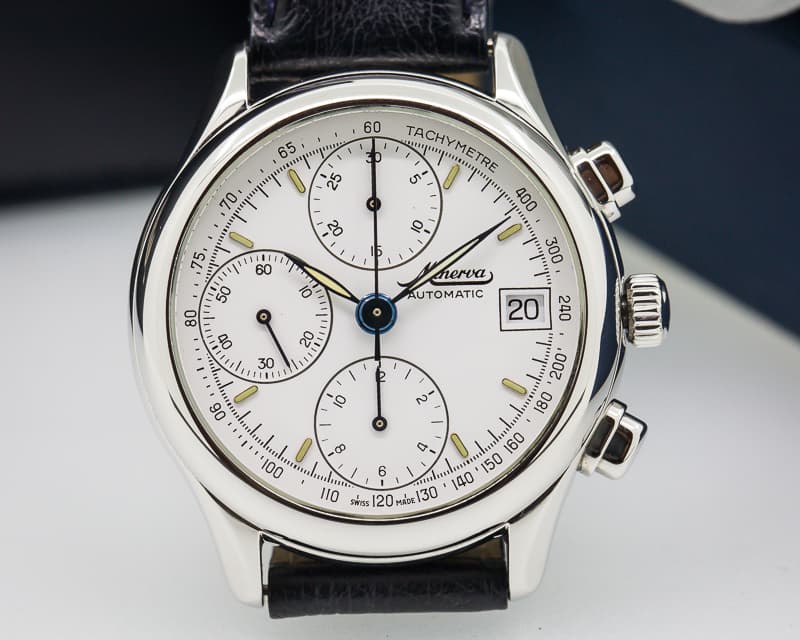 Minerva Steel Automatic Chronograph 