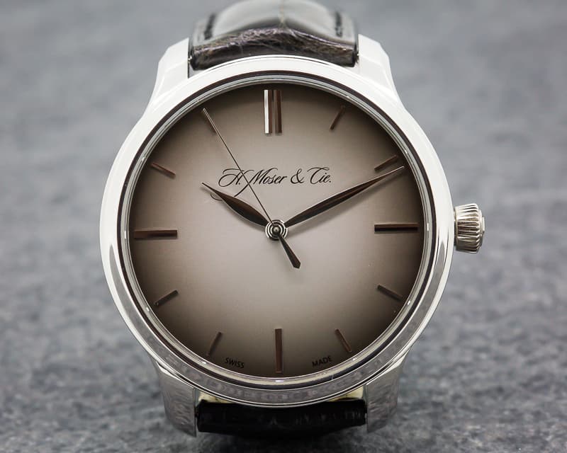 H. Moser & Cie Monard Centre Seconds Palladium Fume Dial