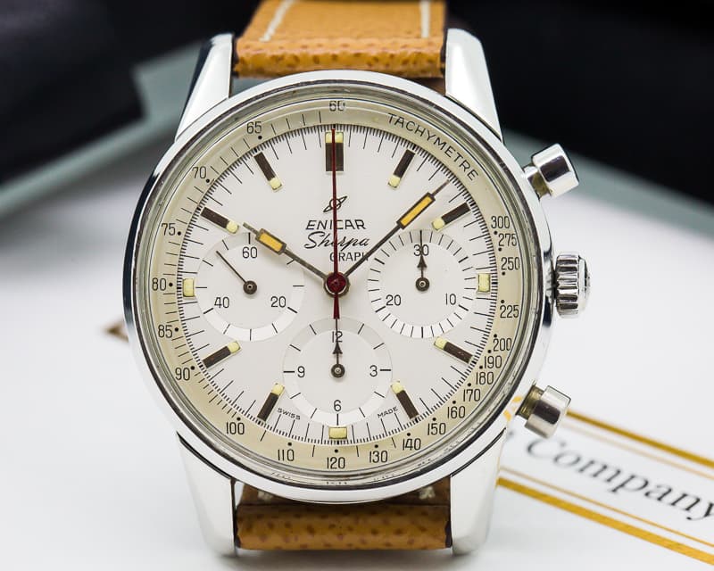 Enicar Vintage Sherpa Graph Mark II SS