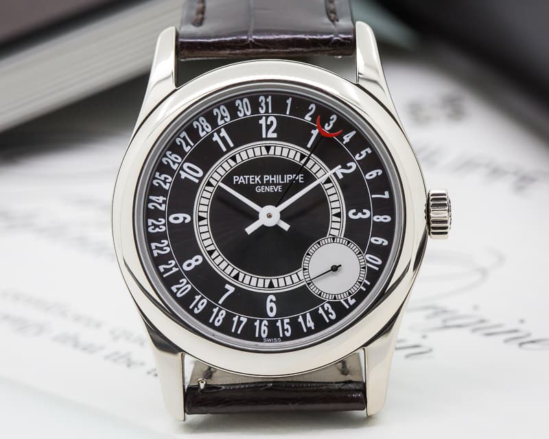 Patek Philippe Calatrava Grey Dial 18K White Gold / Deployant