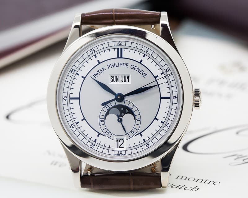 Patek Philippe Annual Calendar Sector Dial 18K White Gold