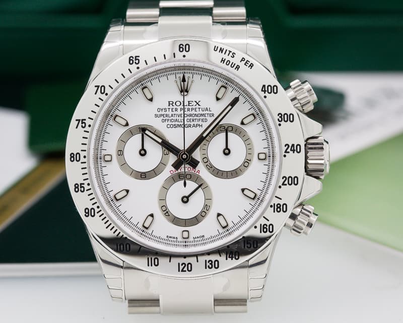 Rolex Daytona White Dial SS / SS 