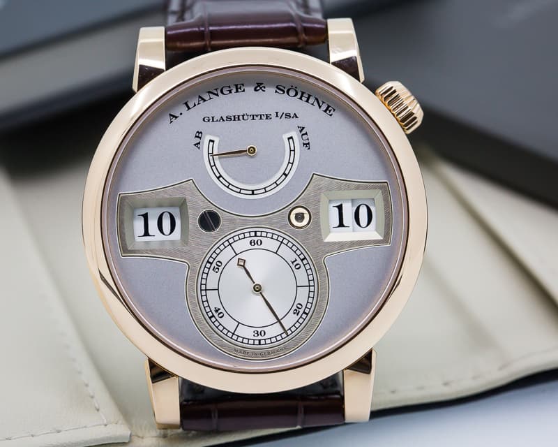A. Lange and Sohne Zeitwerk 18K Rose Gold UNWORN
