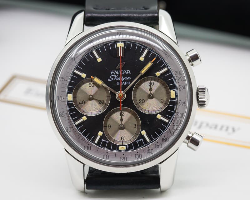 Enicar Vintage Sherpa Graph Mark II SS 