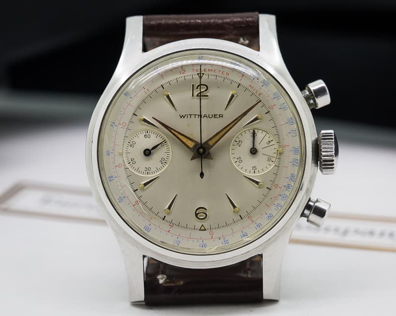 Wittnauer Vintage Manual Chronograph SS 