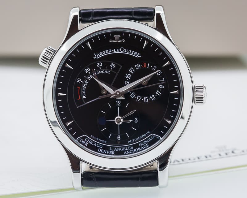 Jaeger LeCoultre Master Geographic SS Black 