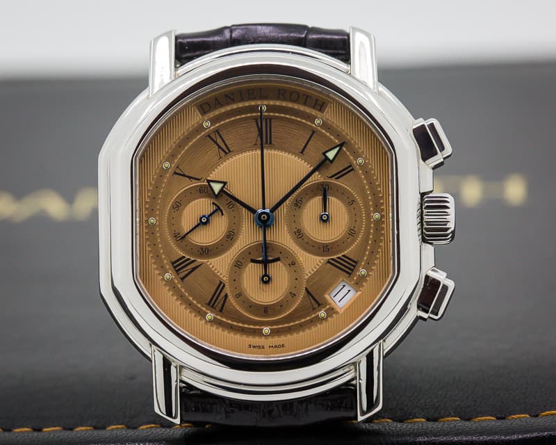 Daniel Roth Masters Chronograph Automatic Salmon Dial SS