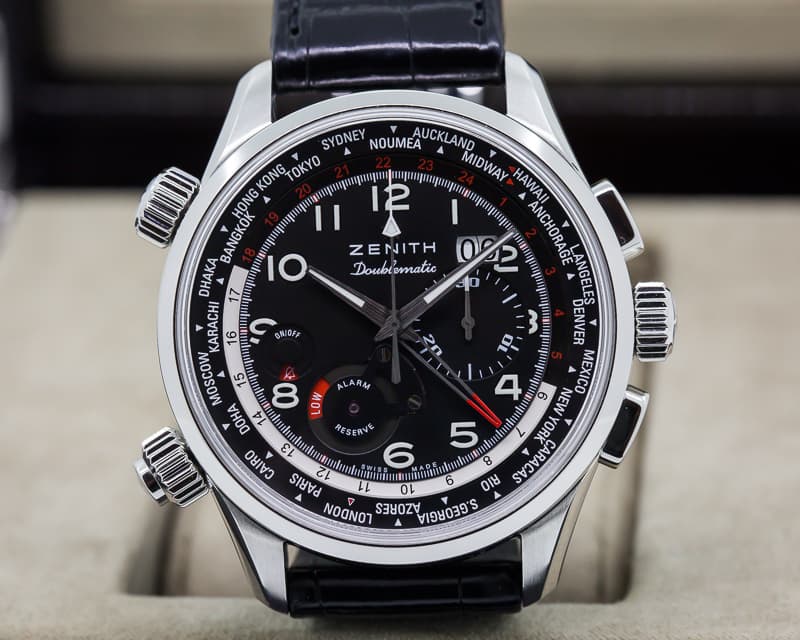 Zenith Pilot Doublematic Big Date SS