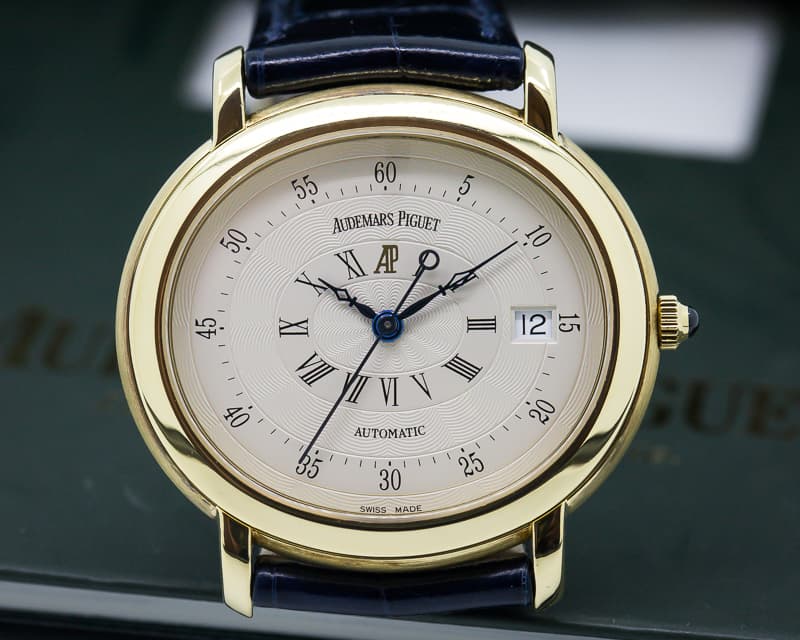 Audemars Piguet Millenary 18K Yellow Gold Silver Dial