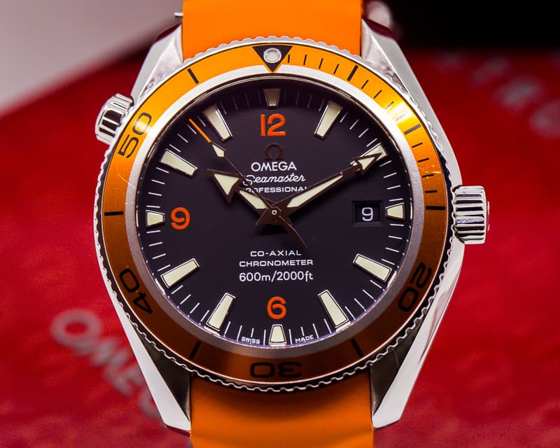 Omega Seamaster Planet Ocean Orange Bezel
