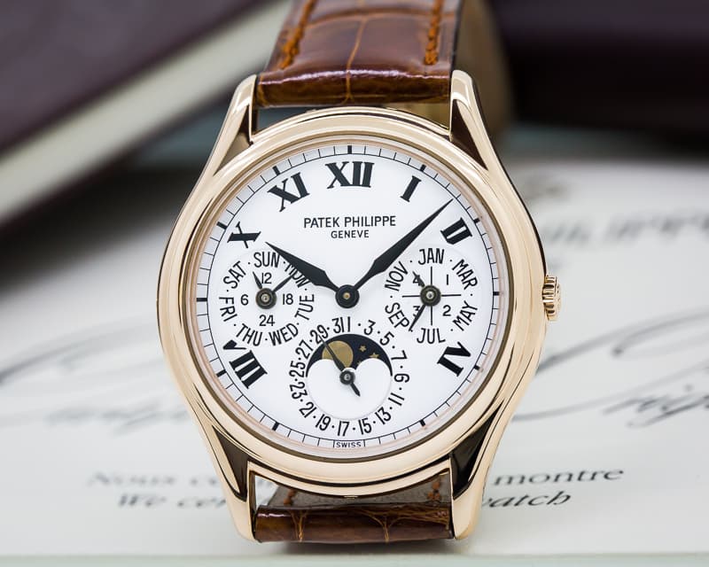 Patek Philippe Perpetual Calendar Rose Gold / Roman Numerals 