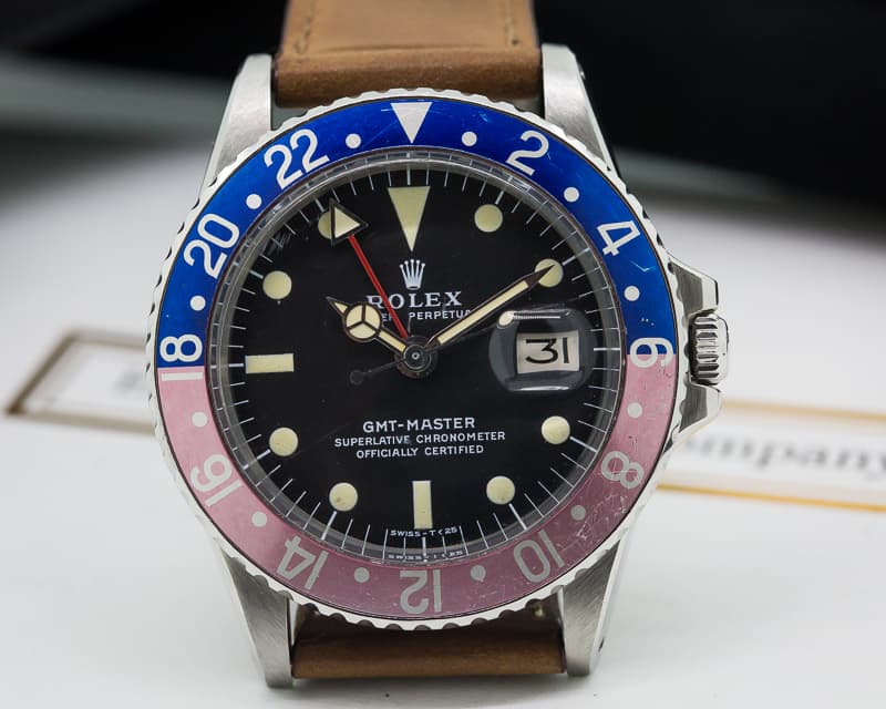Rolex Vintage GMT Master Blue / Red "Pepsi Bezel" SS