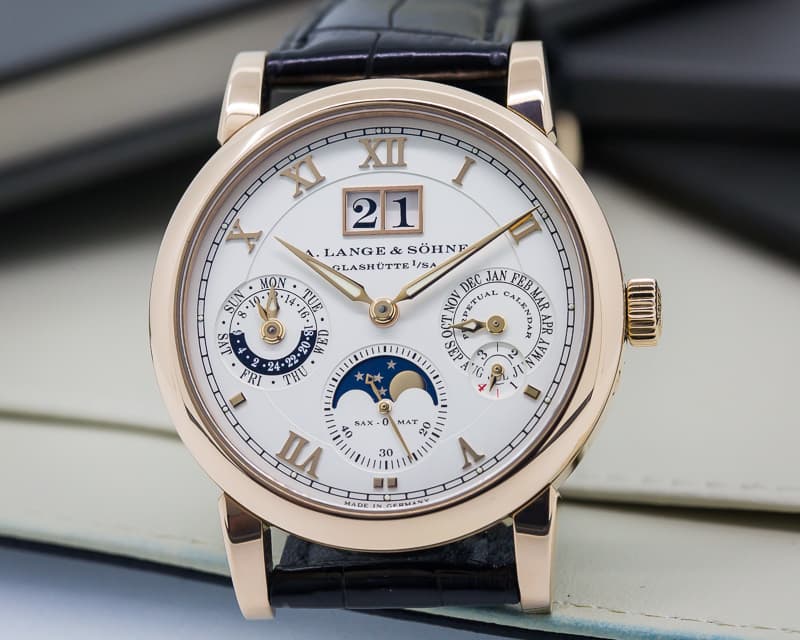 A. Lange and Sohne Langematik Perpetual Calendar 18K Rose Gold
