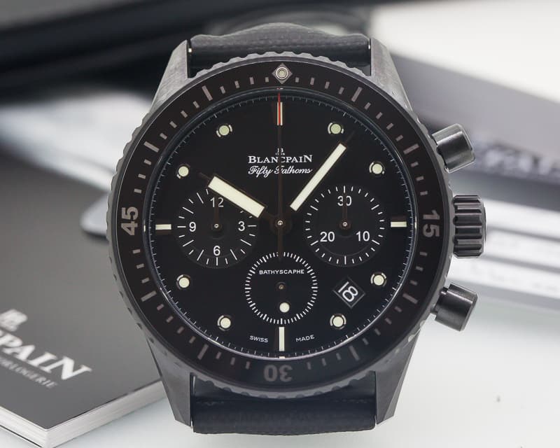 Blancpain Fifty Fathoms Bathyscaphe Flyback Chronograph Ceramic / Kevlar