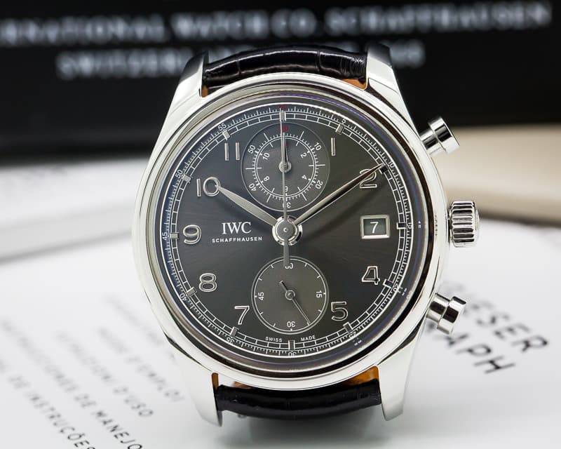 IWC Portuguese Chronograph Classic SS / Grey Dial 