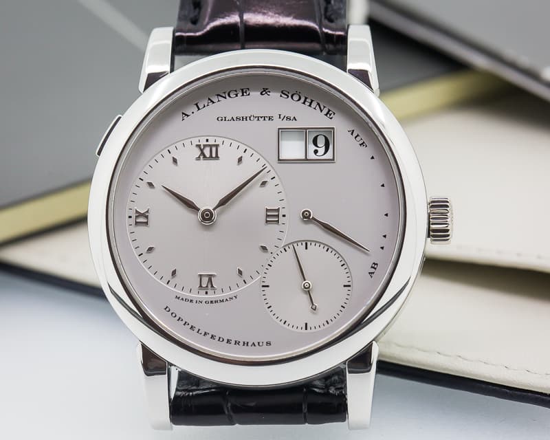 A. Lange and Sohne Lange 1 Platinum "STEALTH" Silver Dial
