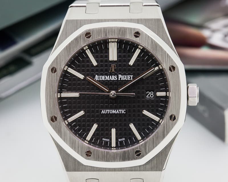 Audemars Piguet Royal Oak Black Dial SS / SS 