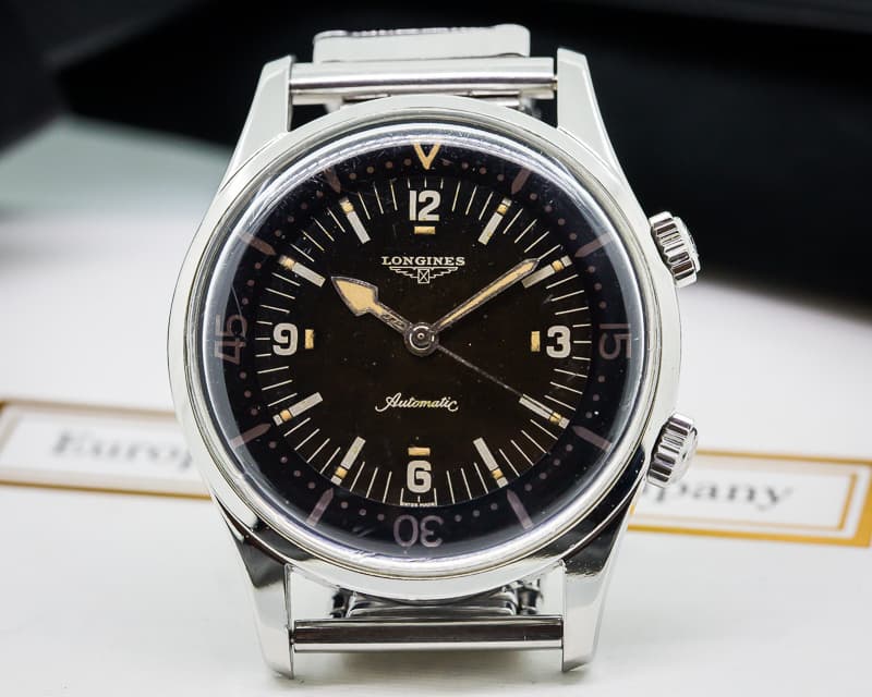 Longines Vintage Diver Automatic RARE WITH BRACELET SS / SS