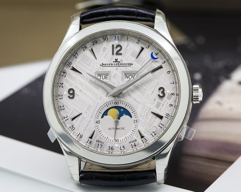 Jaeger LeCoultre Master Calendar Metorite Dial SS / Leather