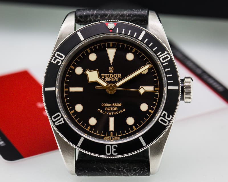 Tudor Tudor Heritage Black Bay BLACK SS / Leather