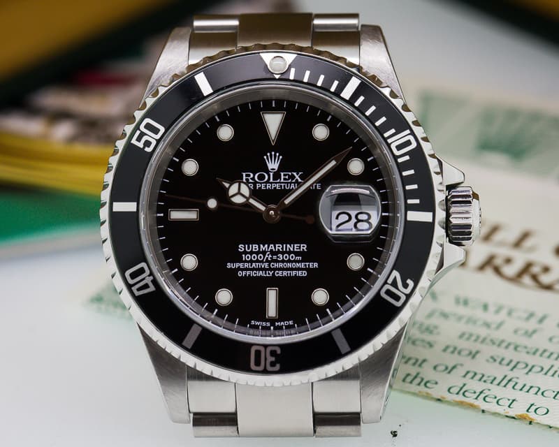 Rolex Submariner SS Black Dial 