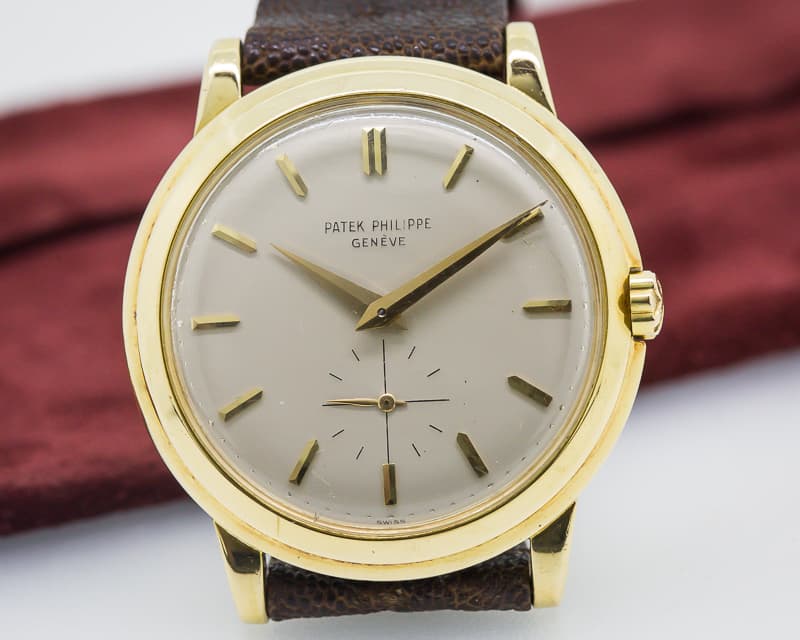 Patek Philippe Calatrava 2552 Automatic 'DISCO VOLANTE' 18K Yellow Gold