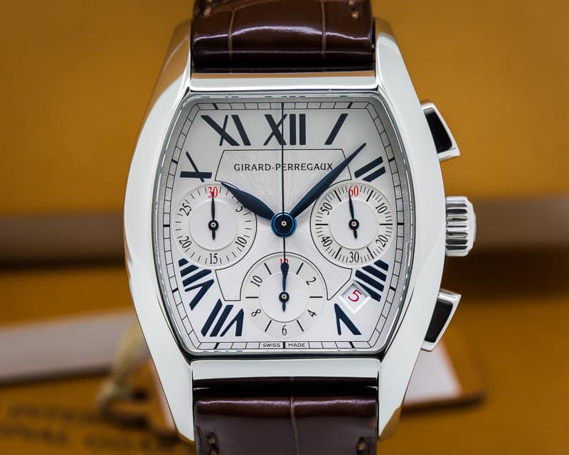 Girard Perregaux Richville Steel Chronograph
Silver Dial