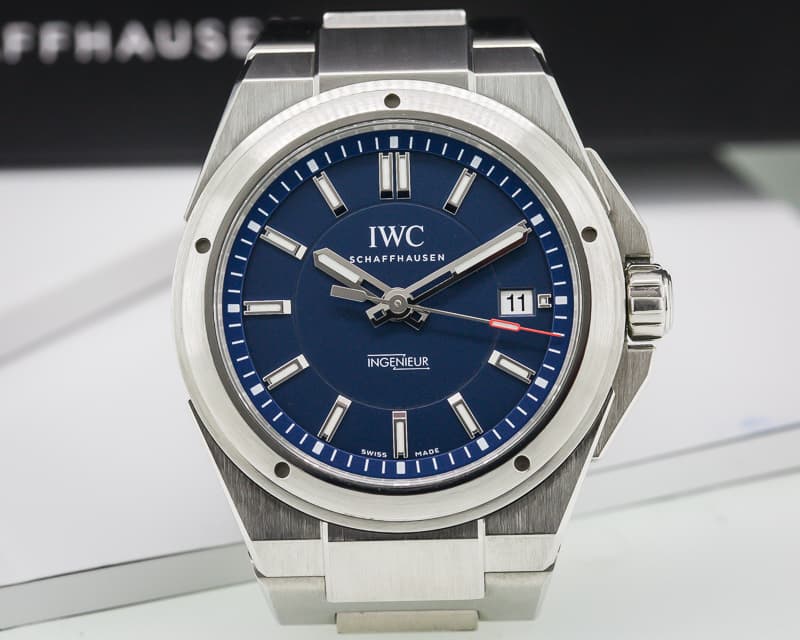 IWC Ingenieur Laureus Blue Dial Limited SS