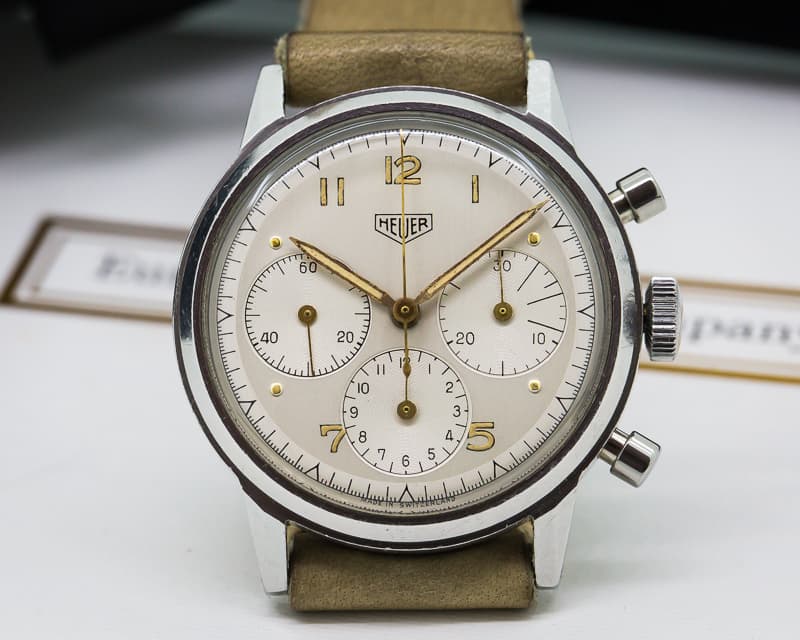 Heuer Vintage Pre-Carrera Valjoux 72 Chronograph SS