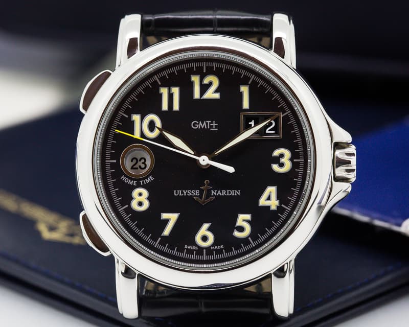 Ulysse Nardin GMT +/- Big Date SS/SS
Black 39mm