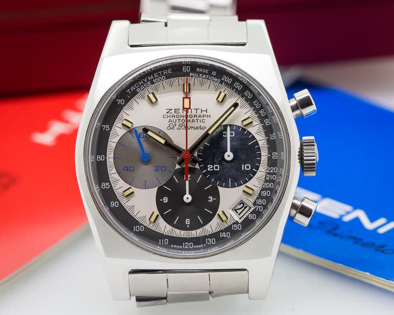 Zenith Vintage El Primero Tri-Color Dial SS / SS BOX AND PAPERS