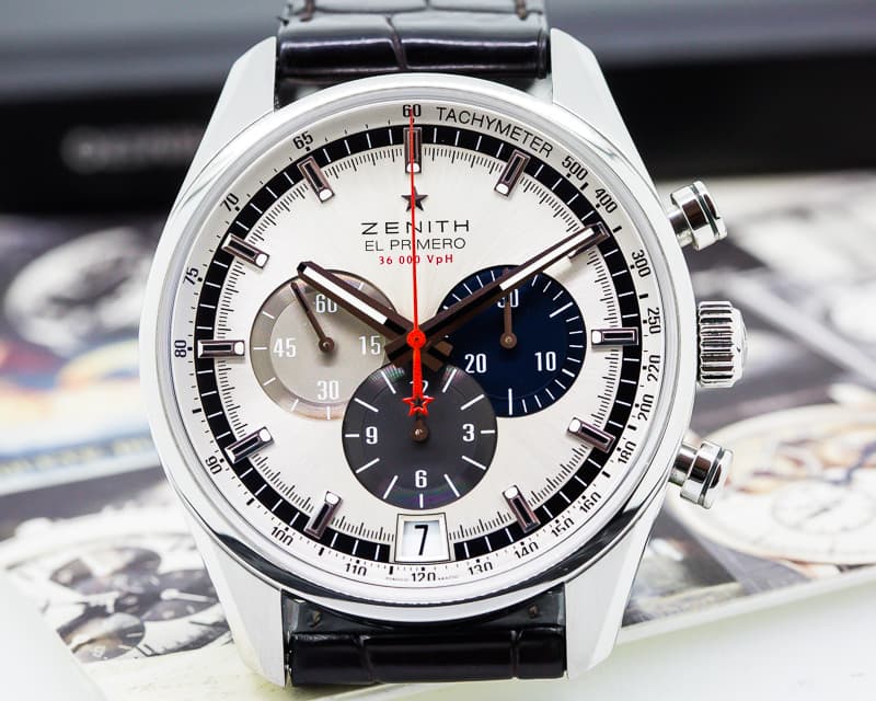 Zenith El Primero Chronograph Tri Color SS 36,000VpH 