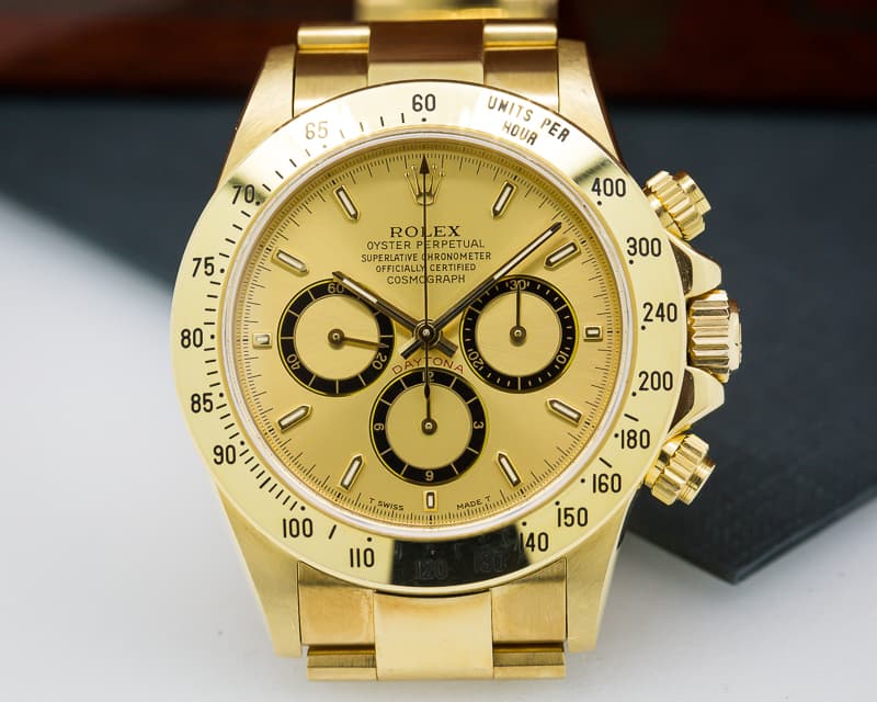 Rolex Daytona Zenith Gold Dial 18K / Bracelet