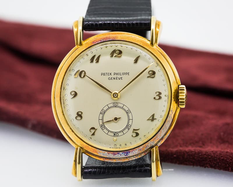 Patek Philippe Vintage Calatrava Breguet Numerals 18K Yellow Gold